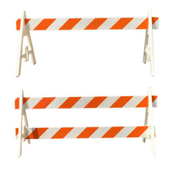 Type I and II: I-Beam A-Frame Barricades