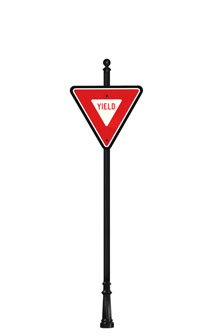 Vicksburg Post and Yield Sign Packages O30400