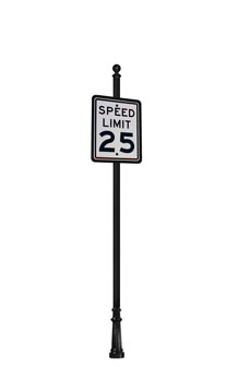 Vicksburg Post and Speed Limit Sign Packages O30650