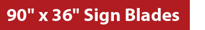 90 x 30 Metro Street Name Sign Blades
