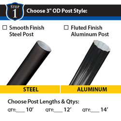 Choose a Post Style for the Clarksdale System