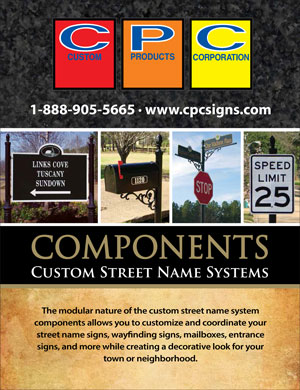 Components Custom Street Name Systems