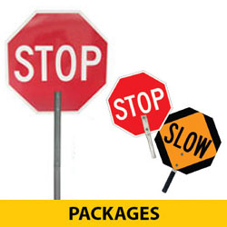 STOP/SLOW Hand Paddle Packages