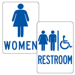 Restroom Facility Signs