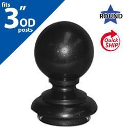Decorative Ball Top Finial for Sign Posts
