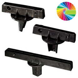 Semi-Gloss Powder Painted U-Channel Brackets