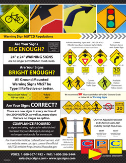 Warning Sign MUTCD Regulations