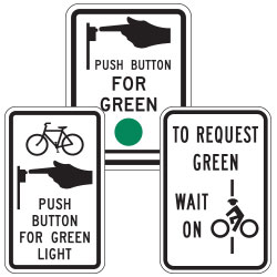 <strong>R10 Series</strong> Regulatory Signs for Bicycle Facilities