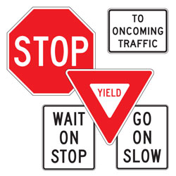 <strong>R1 Series</strong> Regulatory Signs & Plaques for Temporary Traffic Control