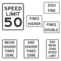 <strong>R2 Series</strong> Regulatory Signs & Plaques for Temporary Traffic Control