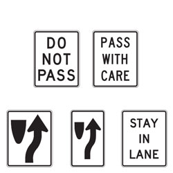 <strong>R4 Series</strong> Regulatory Signs & Plaques for Temporary Traffic Control