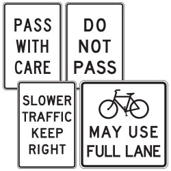 <strong>R4 Series</strong> Regulatory Signs for Bicycle Facilities