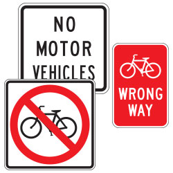 <strong>R5 Series</strong> Regulatory Signs for Bicycle Facilities