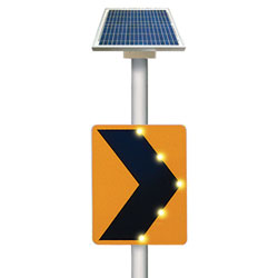 Solar LED Chevron Sign Alert Dynamic Curve Warning Systems