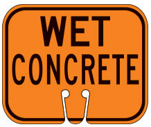 Wet Concrete Cone Sign