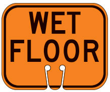 Wet Floor Cone Sign