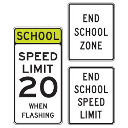 <strong>S5 Series</strong> Regulatory Signs for School Areas