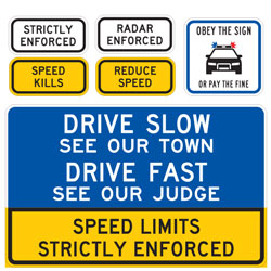Safety through improved Driver Behavior Signs