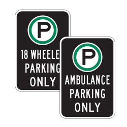 Oxford Series Special Legend: Permissive Parking Signs