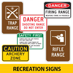 recreational signs