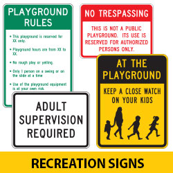 Special Legend: Playground Signs