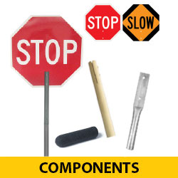 STOP/SLOW Hand Paddle Components