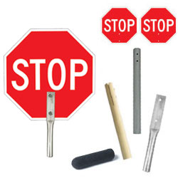STOP/STOP Hand Paddle Packages and Components
