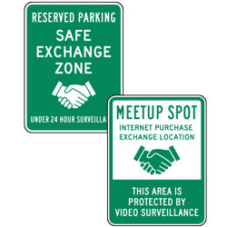 Special Legend: E-Commerce/Safe Exchange Signs
