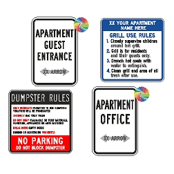 Apartment Complex Signs