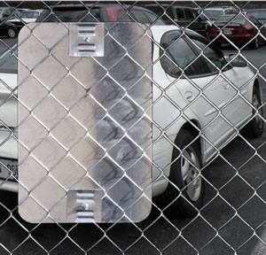 Chain Link Fence Bracket Sign Saver