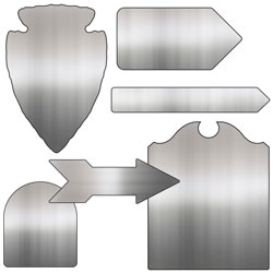 Special Routed Sign Blanks: Aluminum