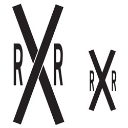 Railroad Crossing Poly Vinyl Stencils