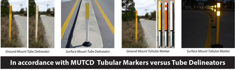 Surface Mounted Tubular Delineator