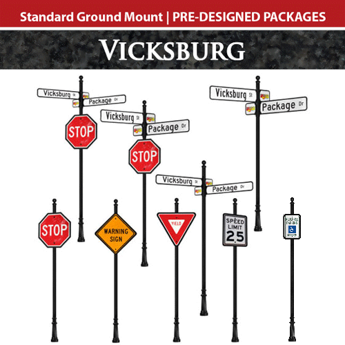 Vicksburg Packages with Standard Ground Mount