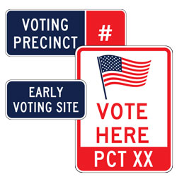 Special Legend: Vote, Voting & Polling Precinct Signs