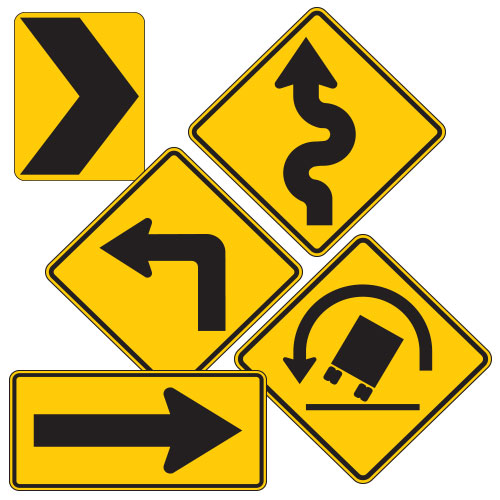 <strong>W1 Series</strong> Horizontal Alignment Warning Signs
