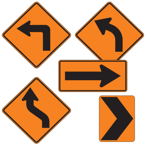 <strong>W1 Series</strong> Warning Signs for Temporary Traffic Control