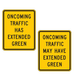 <strong>W25 Series</strong> Oncoming Traffic Warning Signs