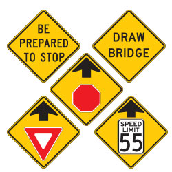 <strong>W3 Series</strong> Advance Traffic Control Warning Signs