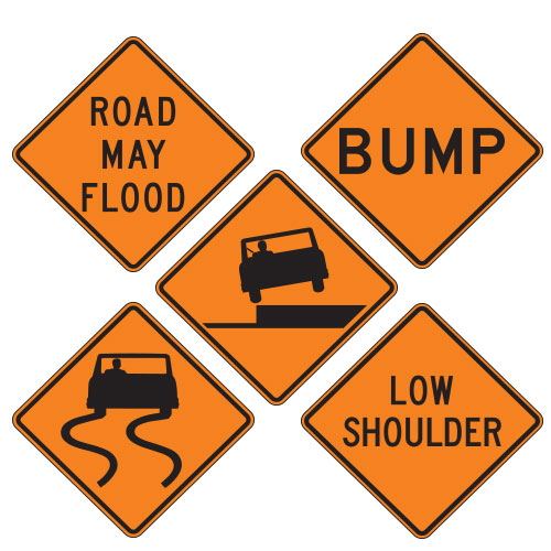 <strong>W8 Series</strong> Warning Signs for Temporary Traffic Control