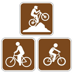 Parks and Recreation Icon Guide Signs