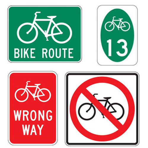Bike Route/Lane Signs