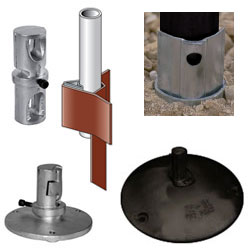 Break-A-Way Systems for Round Posts