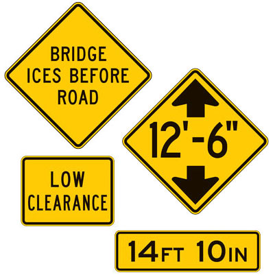 Warning: Bridge Signs and Plaques