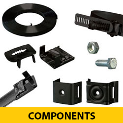 Build Your Own Black Painted Strapping, Brackets and Hardware Package