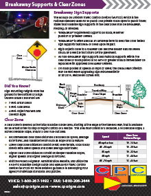Breakaway Supports and Clear Zone