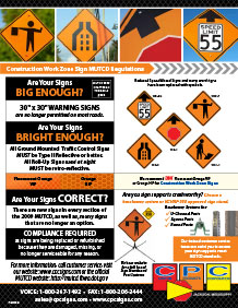 Construction Work Zone MUTCD Regulations