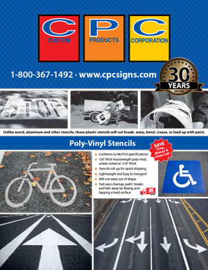Poly Vinyl Stencils for Pavement Marking Guide