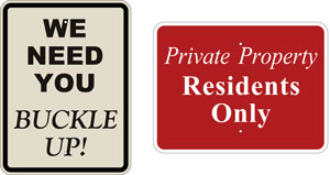 Custom Signs Level 1