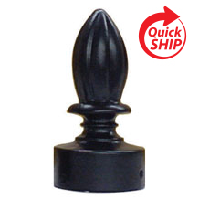 Decorative Spear Top Finial for Sign Posts